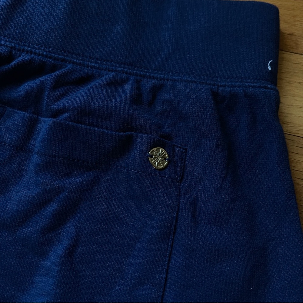Lilly Pulitzer Mallie Knit Pants High Tide Navy Jogger XS - Picture 3 of 13